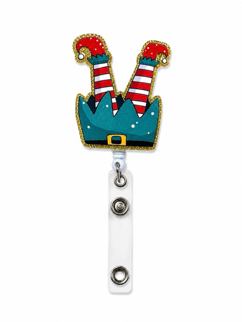 Festive Elf Badge Reel